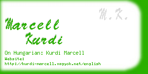 marcell kurdi business card